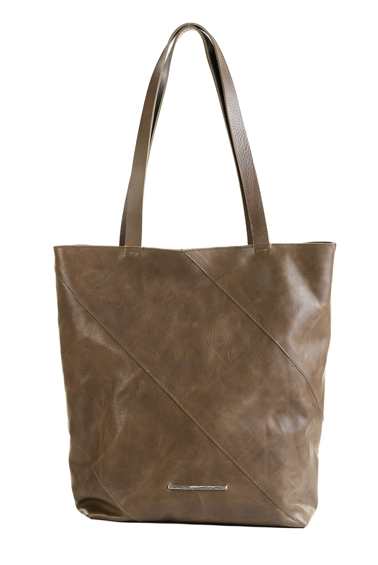 daniele basta leather and silver bags - FRONT